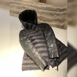 Mackage black down puffer jacket size M